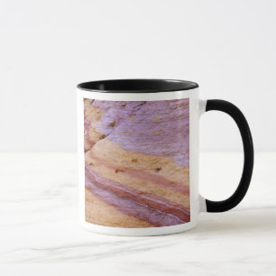 Tasse Les oxydes de fer colorent une formation de grès