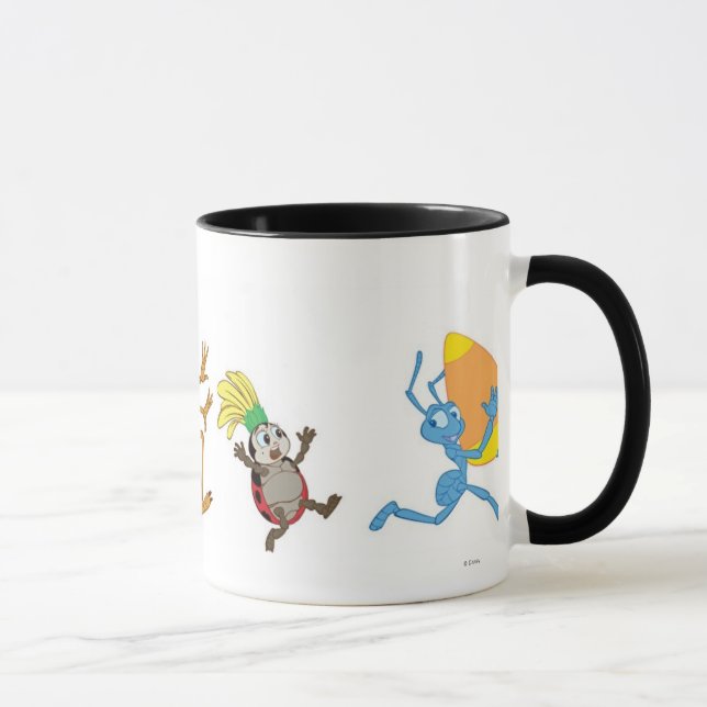 Tasse Les personnages de A Bug's Life poursuivent après  (Droite)