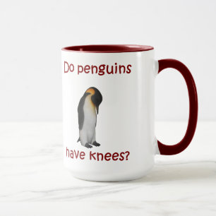 Tasse Les pingouins ont-ils des genoux ?