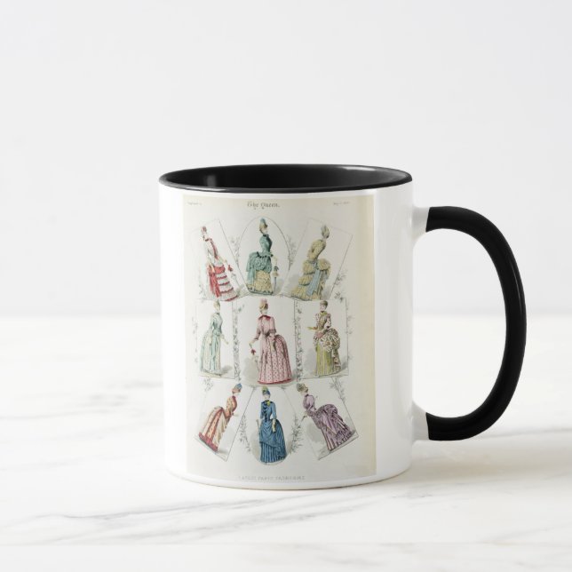 Tasse Les plus défuntes modes de Paris, robes de neuf (Droite)