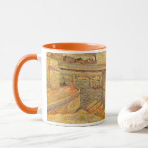 Tasse Les Ponts de la Seine à Asnières de Vincent van Go
