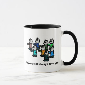 Tasse Les zombis vous aimeront toujours