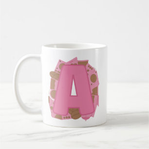Tasse Lettre A : Monogramme Initiale