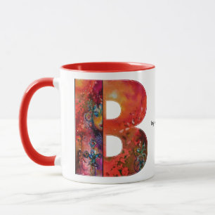 TASSE LETTRE EXCALIBUR B / MONOGRAM IMAGINAIRE