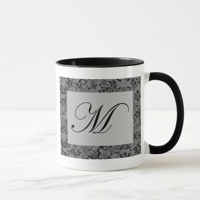 Tasse Lettre M de monogramme (Droite)