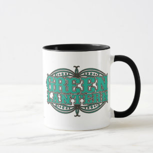 Tasse Lettres de démonstration de lanterne verte