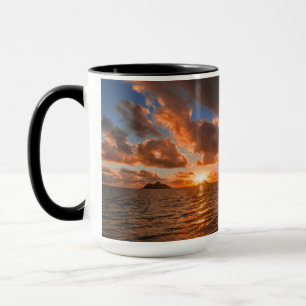 Tasse Lever de soleil à l'île de Mokulua