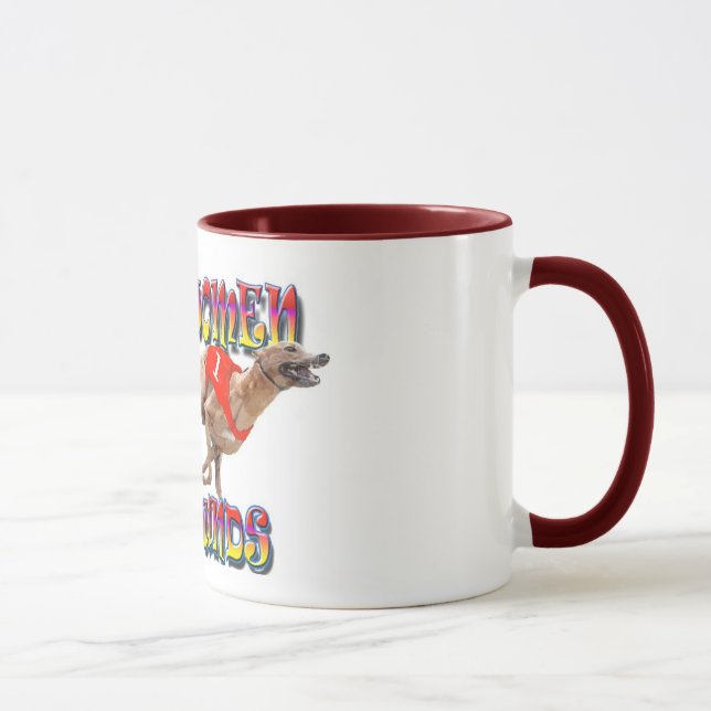 Tasse Lévriers 2 de course de vraies femmes (Droite)