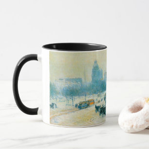 Tasse L'hiver à Union Square par Frederick Childe Hassam