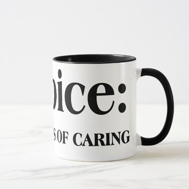Tasse L'hospice est dans les affaires des soins de (Droite)