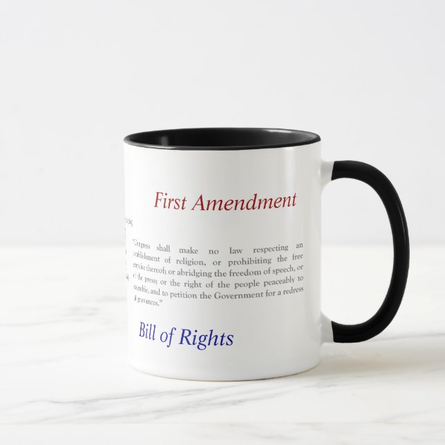 Tasse Liberté de parole de premier amendement : (Droite)