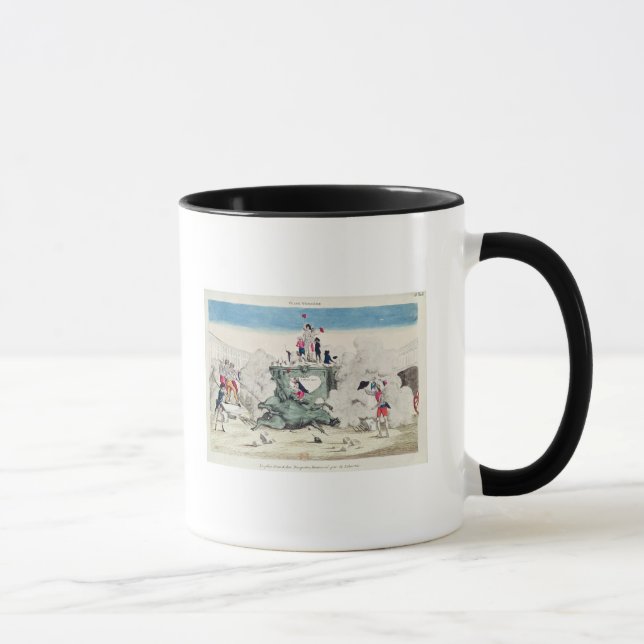 Tasse Liberté renversant la statue du plus grand (Droite)