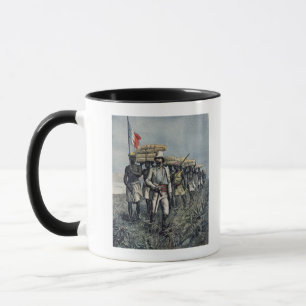 Tasse Lieutenant Mizon sur sa mission 1892