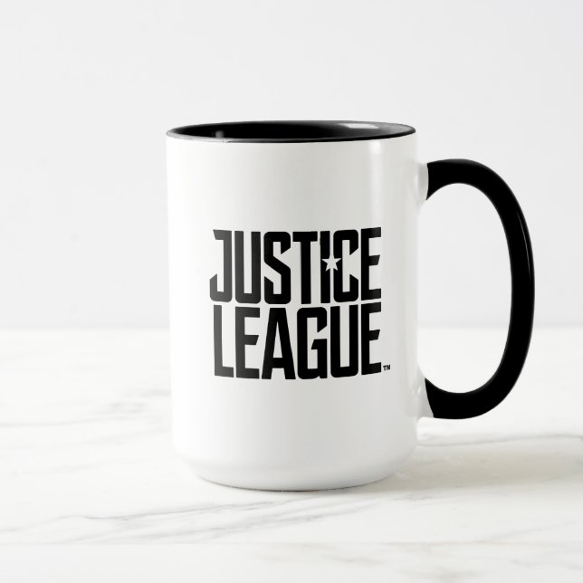 Tasse Ligue de Justice | Logo de la Justice League (Droite)