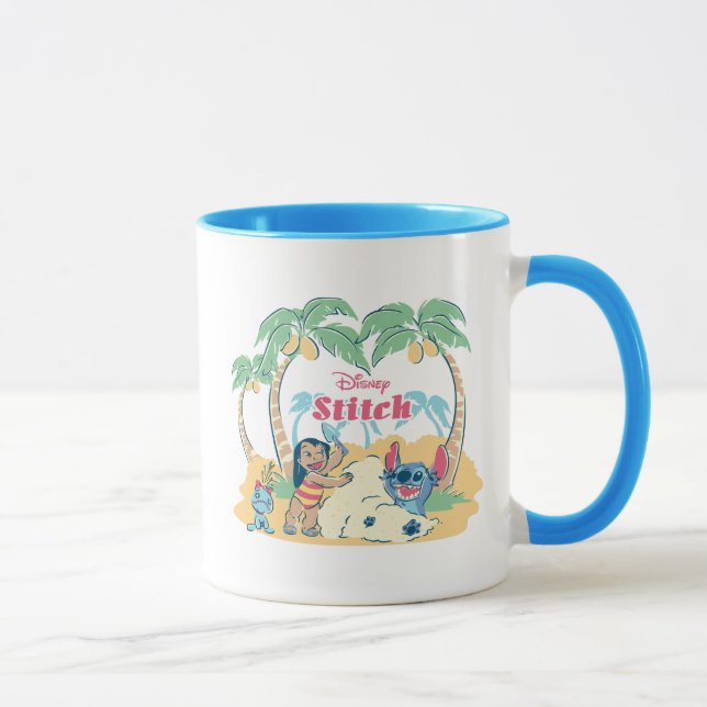 Tasse Lilo et Stitch| Venez visiter les îles ! (Droite)