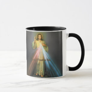 TASSE L'IMAGE DE DÉVOTION DE PITIÉ DIVINE