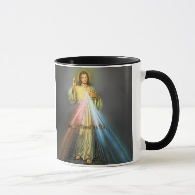TASSE L'IMAGE DE DÉVOTION DE PITIÉ DIVINE (Droite)