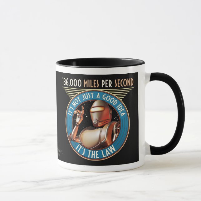 Tasse Limitation de vitesse - 186.000 milles par (Droite)