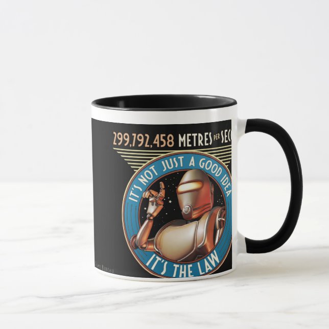 Tasse Limitation de vitesse - 299.792.458 mètres par (Droite)