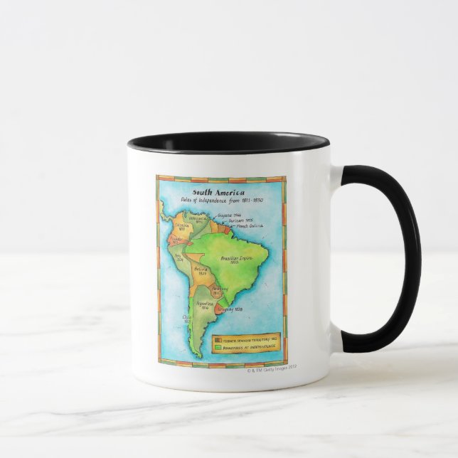Tasse L'indépendance sud-américaine (Droite)