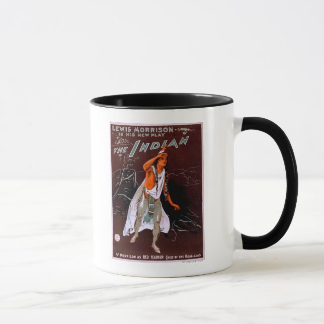 Tasse "L'Indien" - Plume rouge, chef du (Droite)