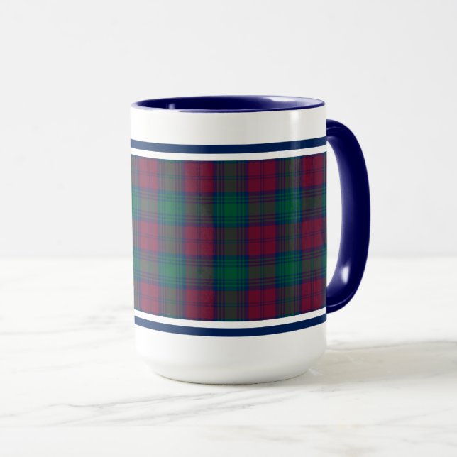 Tasse Lindsay Clan Tartan (Devant droit)