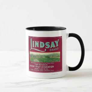 Tasse Lindsay LabelLindsay orange, CA