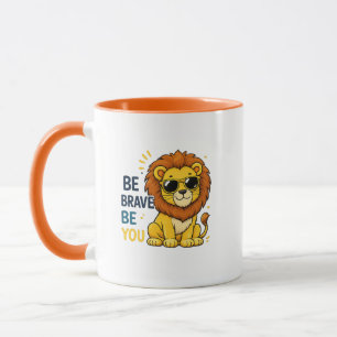 Tasse Lion « Sois Brave Sois Toi »