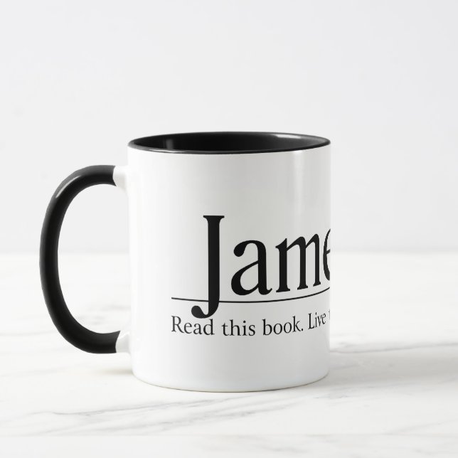 Tasse Lisez le 1:5 de James de bible (Gauche)