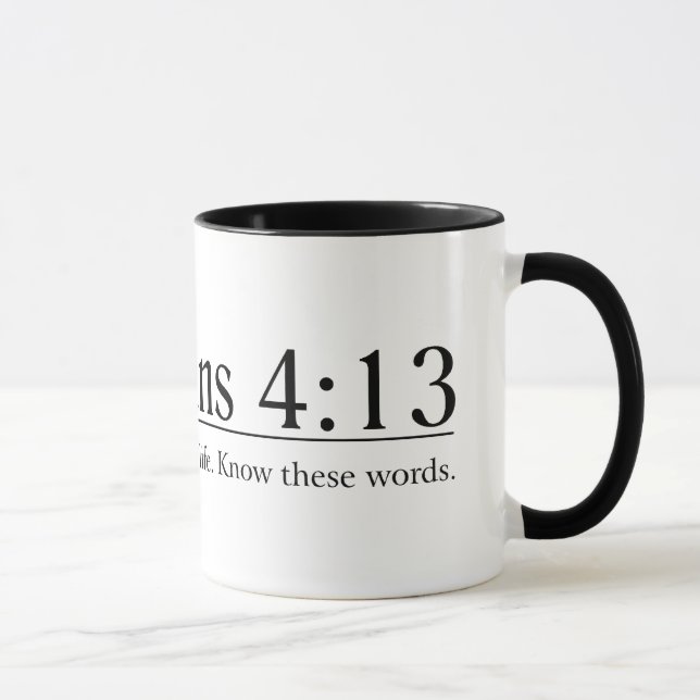 Tasse Lisez le 4h13 de Philippiens de bible (Droite)
