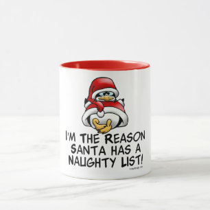 Tasse Liste vilaine de Père Noël