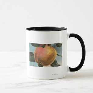 Tasse Lithographie de Chromo de Fruit blanc Pearmain d'h