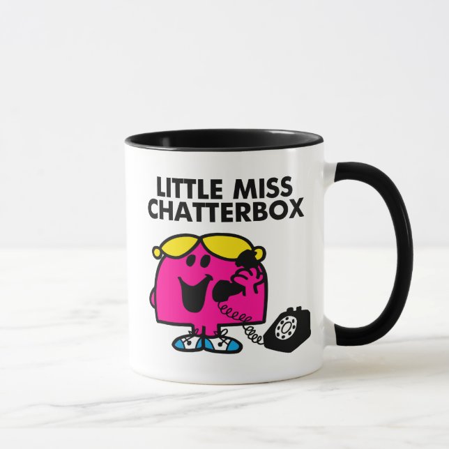 Tasse Little Miss Chatterbox & Black Telephone (Droite)