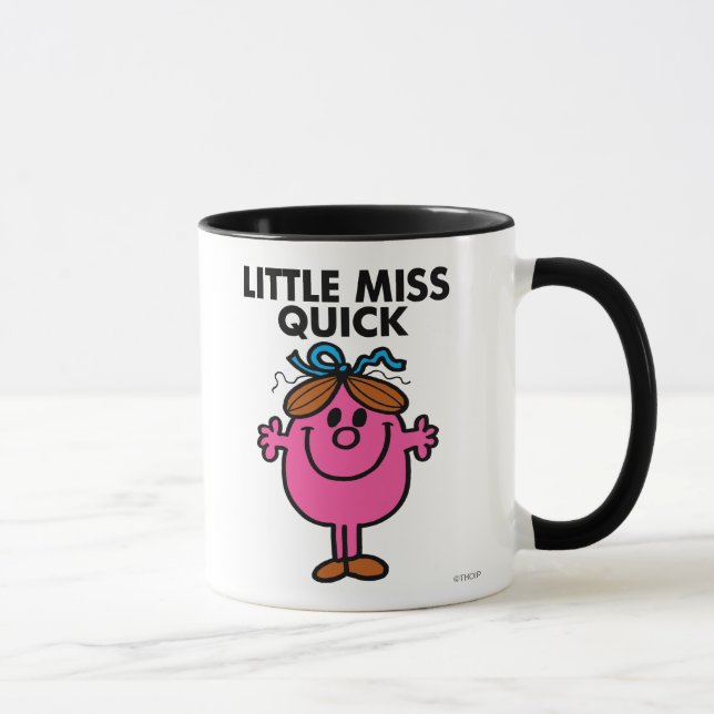 Tasse Little Miss Quick | Black Lettering (Droite)