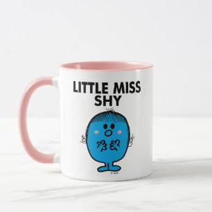 Tasse Little Miss Shy   Lettres noires