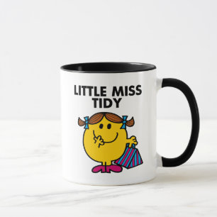 Tasse Little Miss Tidy Lettres noires