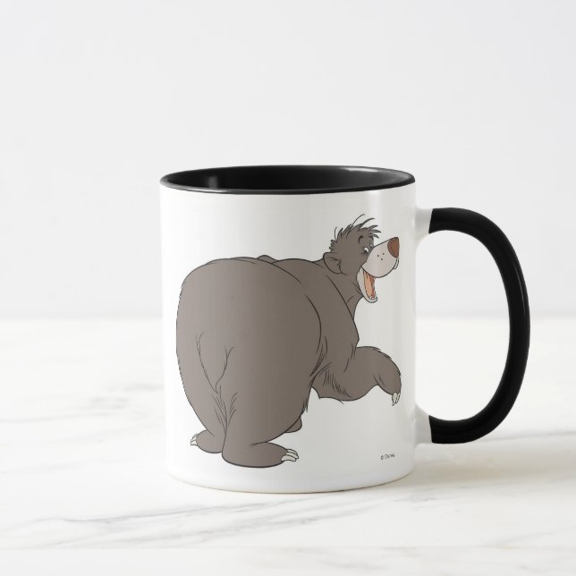 Tasse Livre de la Jungle Baloo ours dansant "suivez-moi  (Droite)