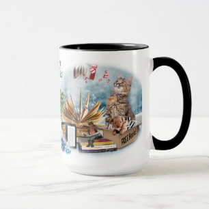 Tasse Livres gratuits pour Noël