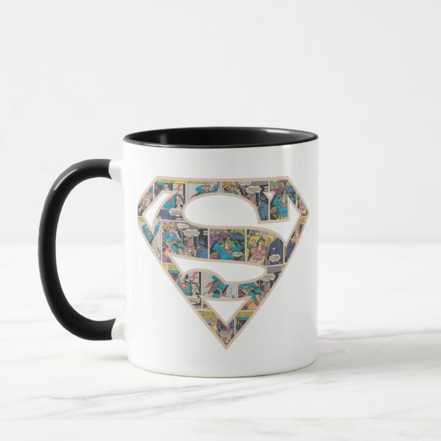 Tasse Logo Supergirl Comic Strip (Gauche)