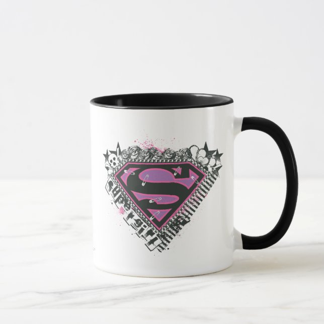 Tasse Logo Supergirl Pins (Droite)