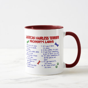 Tasse Lois CHAUVES AMÉRICAINES 2 de propriété de TERRIER