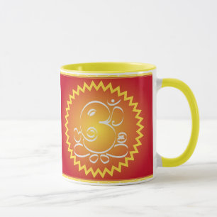 Tasse L'OM Ganesha avec l'étoile jaune