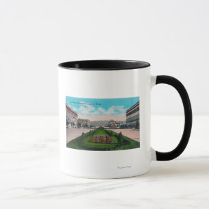 Tasse Longview de la scène de Broadway, WA