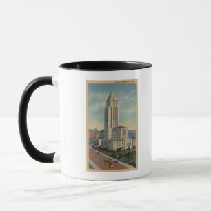 Tasse Los Angeles, CAView de ville hôtel et funiculaire