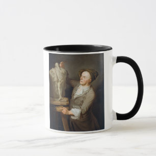 Tasse Louis-Francois Roubiliac (1695-1762) modelant le