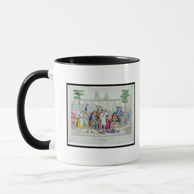 Tasse Louis XVI et sa famille portés au temple (Gauche)
