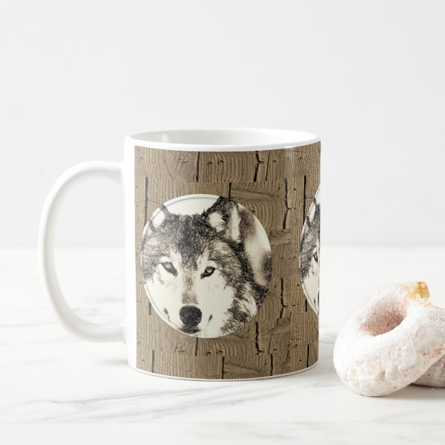 Tasse Loup (Avec donut)