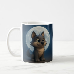 Tasse Loup au Clair de Lune