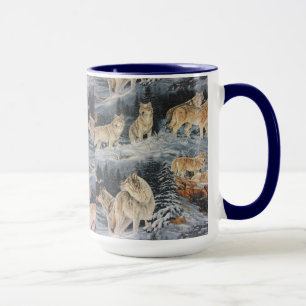 Tasse Loups d'hiver