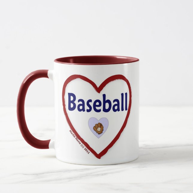 Tasse Love Baseball (Gauche)